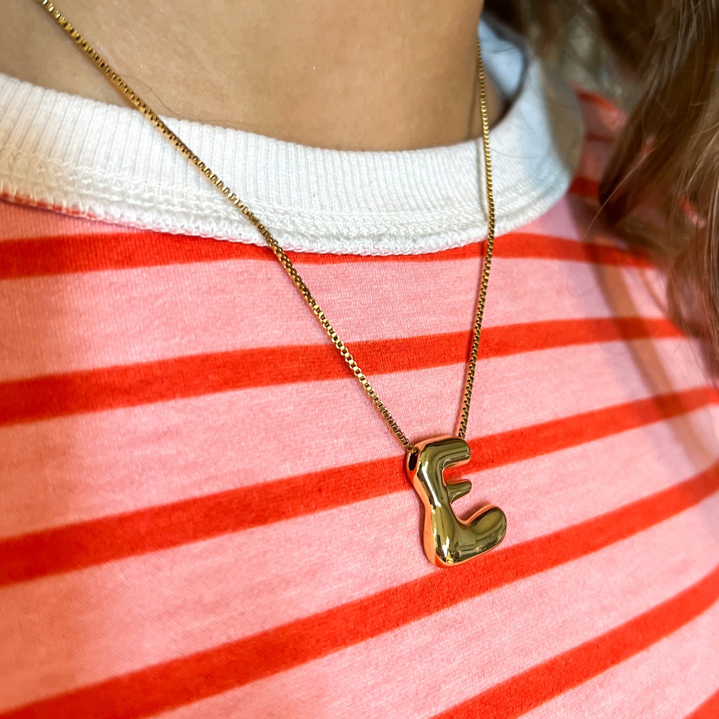 Bubble Letter Necklace