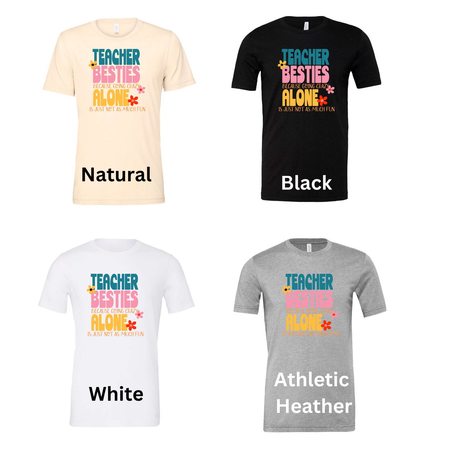 Teacher Besties Unisex Graphic Tee