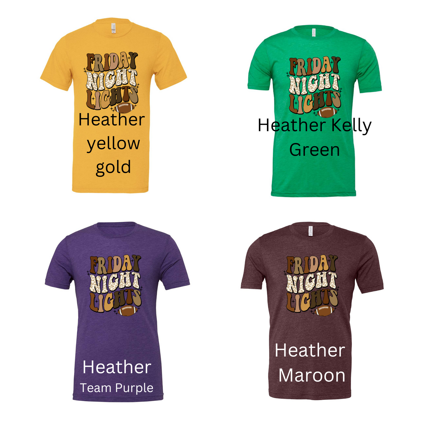 Retro Friday Night Lights Football Tshirt