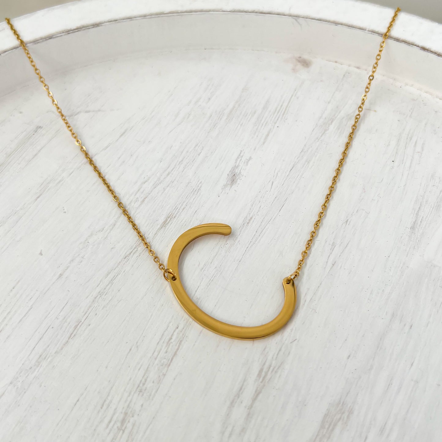 18k Gold Coated Letter Necklaces