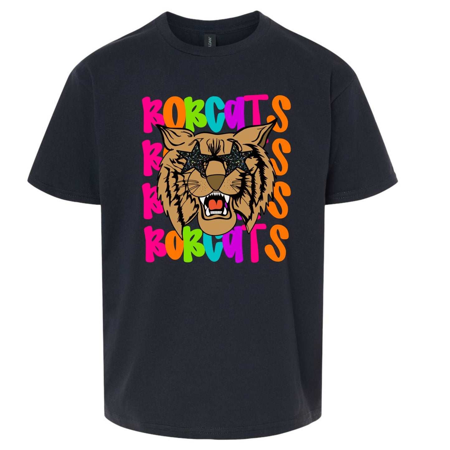 Bobcats Cheetah Print Letter B tshirt (Copy)