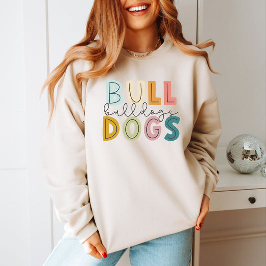 Bulldogs Pastel Sweatshirt