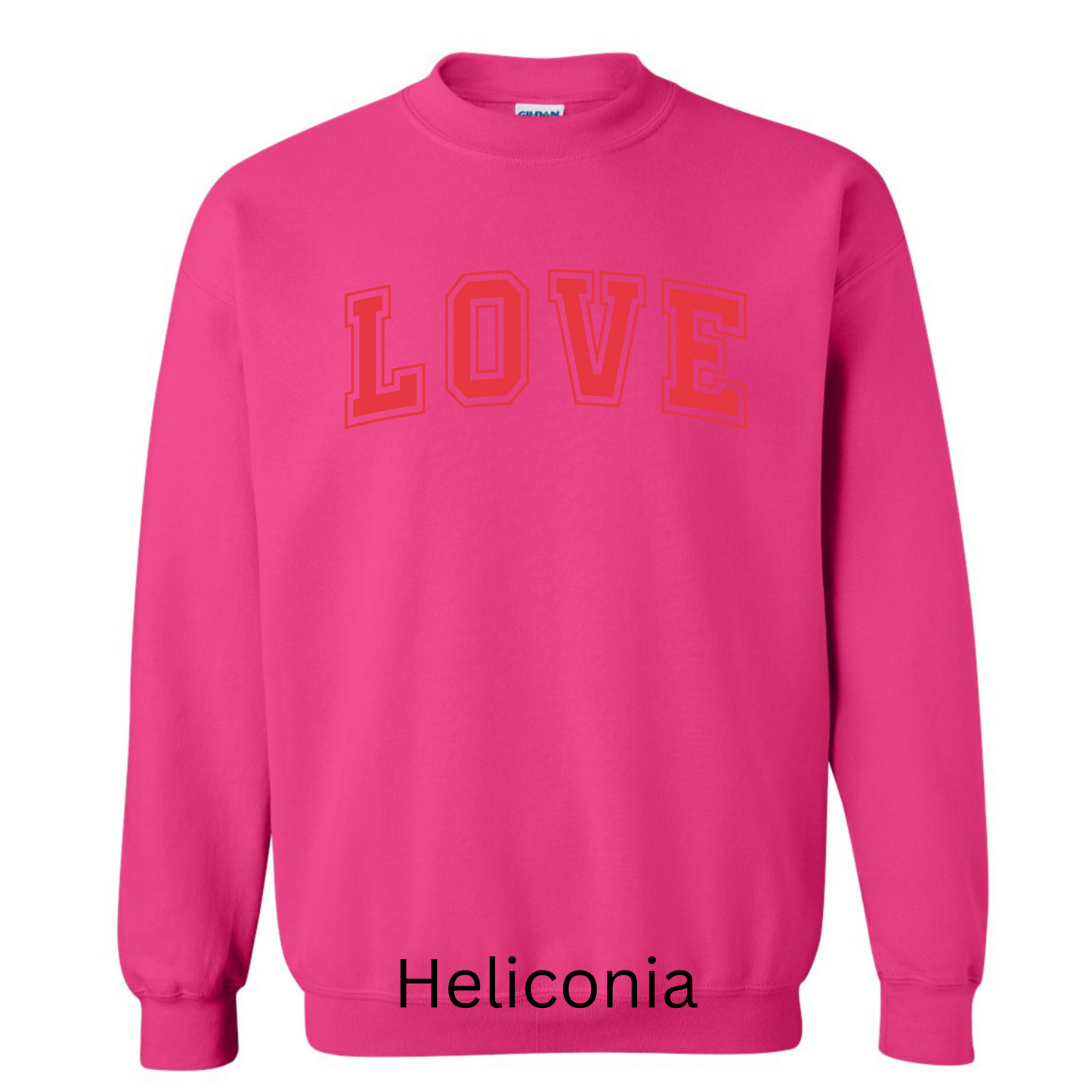 Valentine’s Sweatshirt Red Love