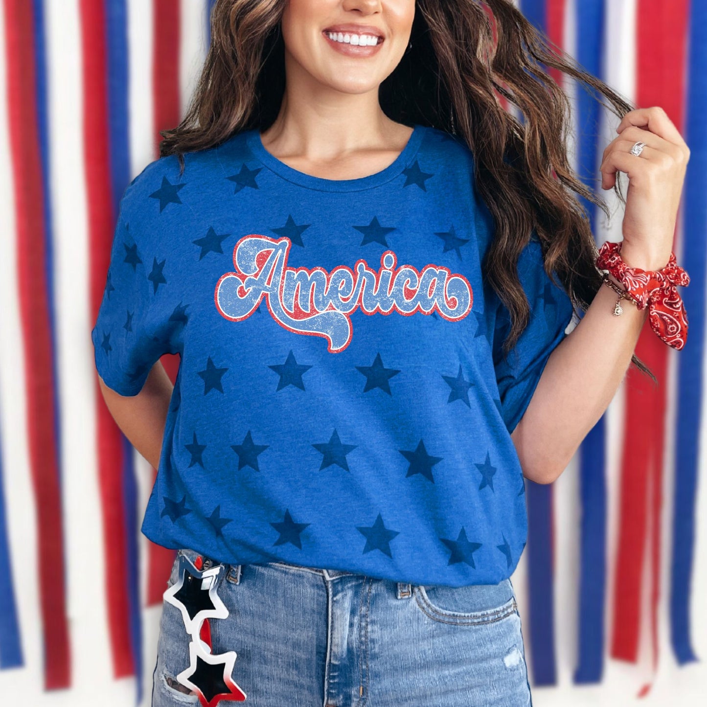 America United States July 4th Patriotic Tshirt