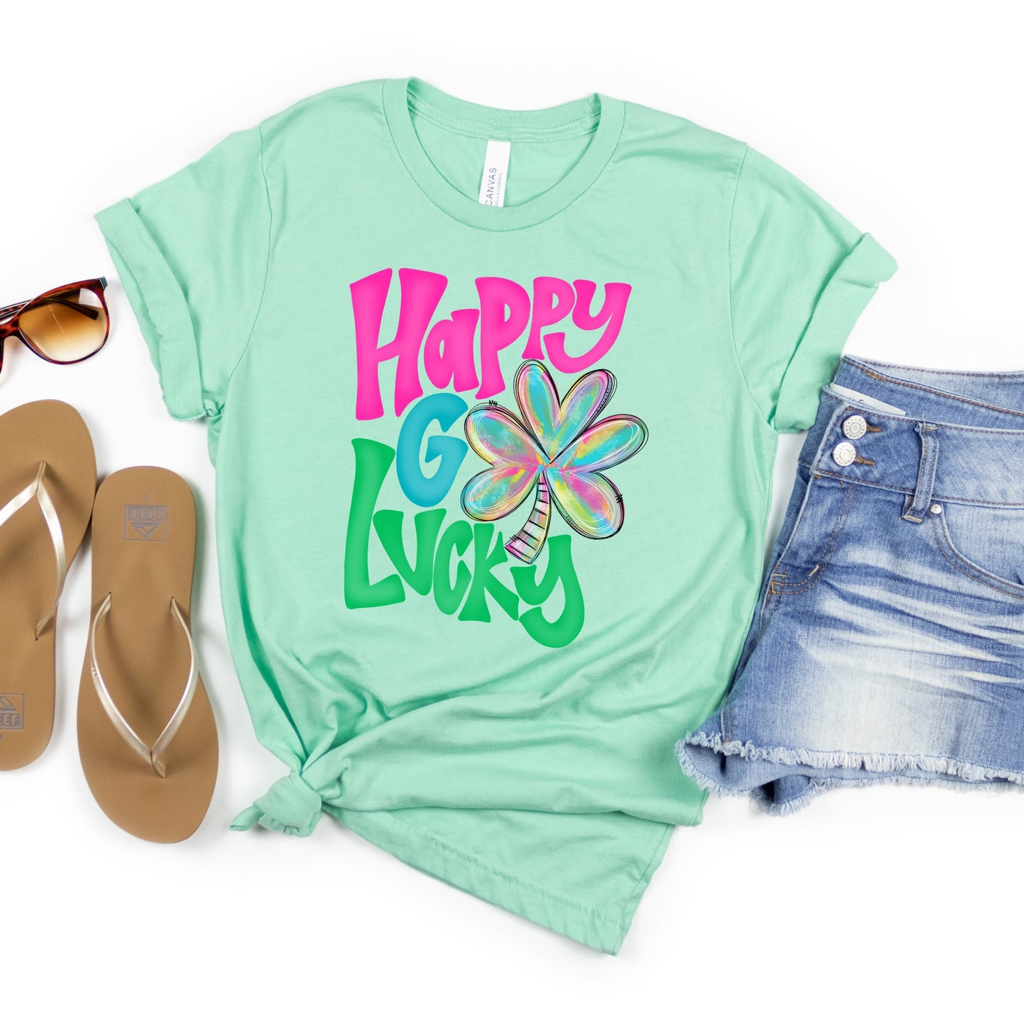 Happy Go Lucky Clover Tshirt