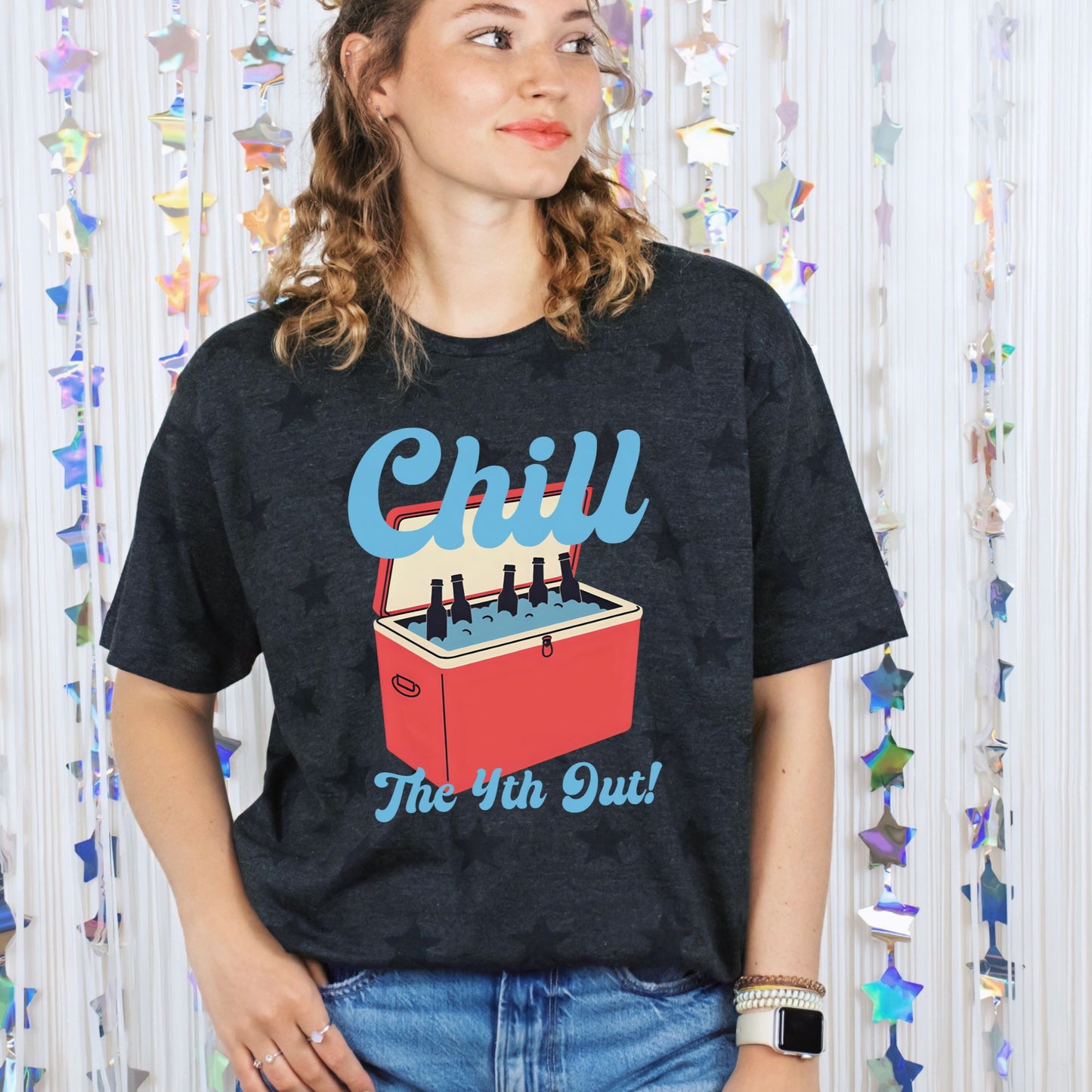 Chill the Fourth Out Fourth of July Memorial Day Tshirt