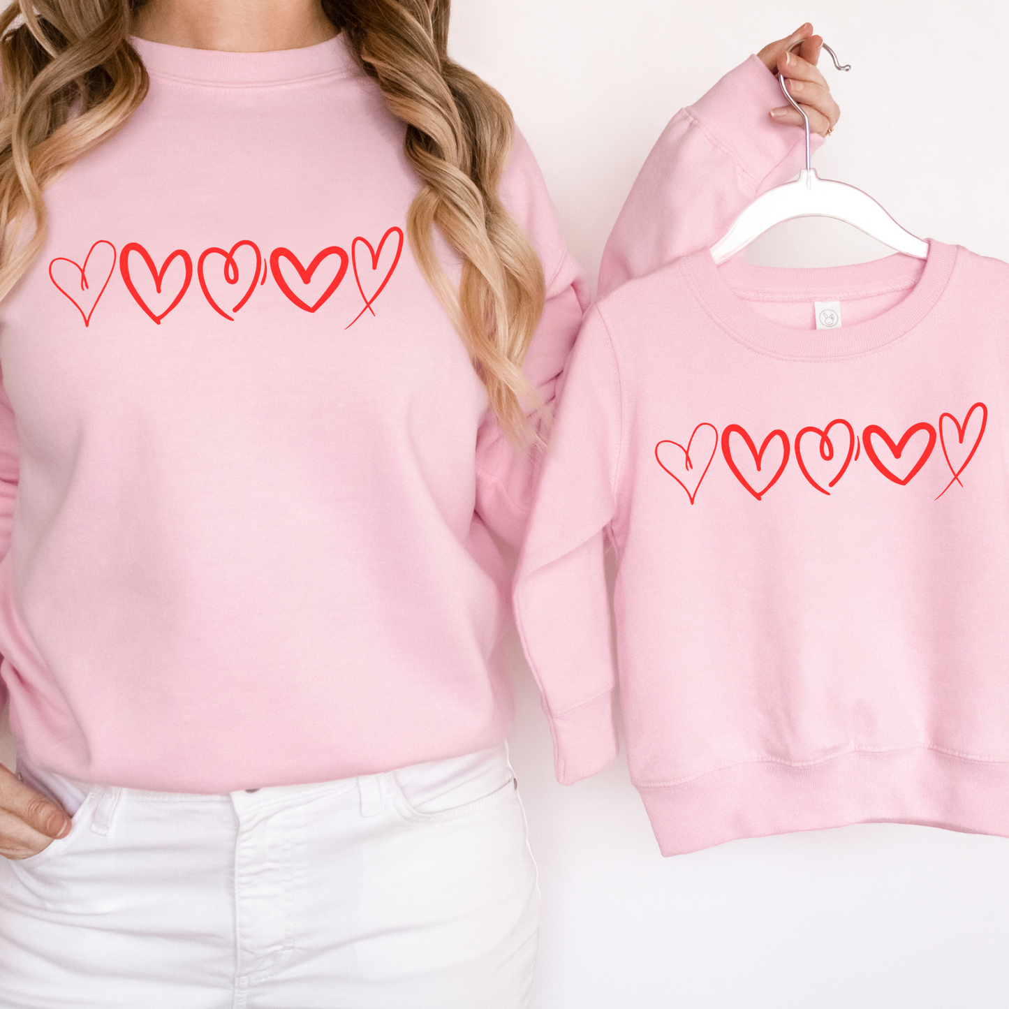 Red Hearts Sweatshirt