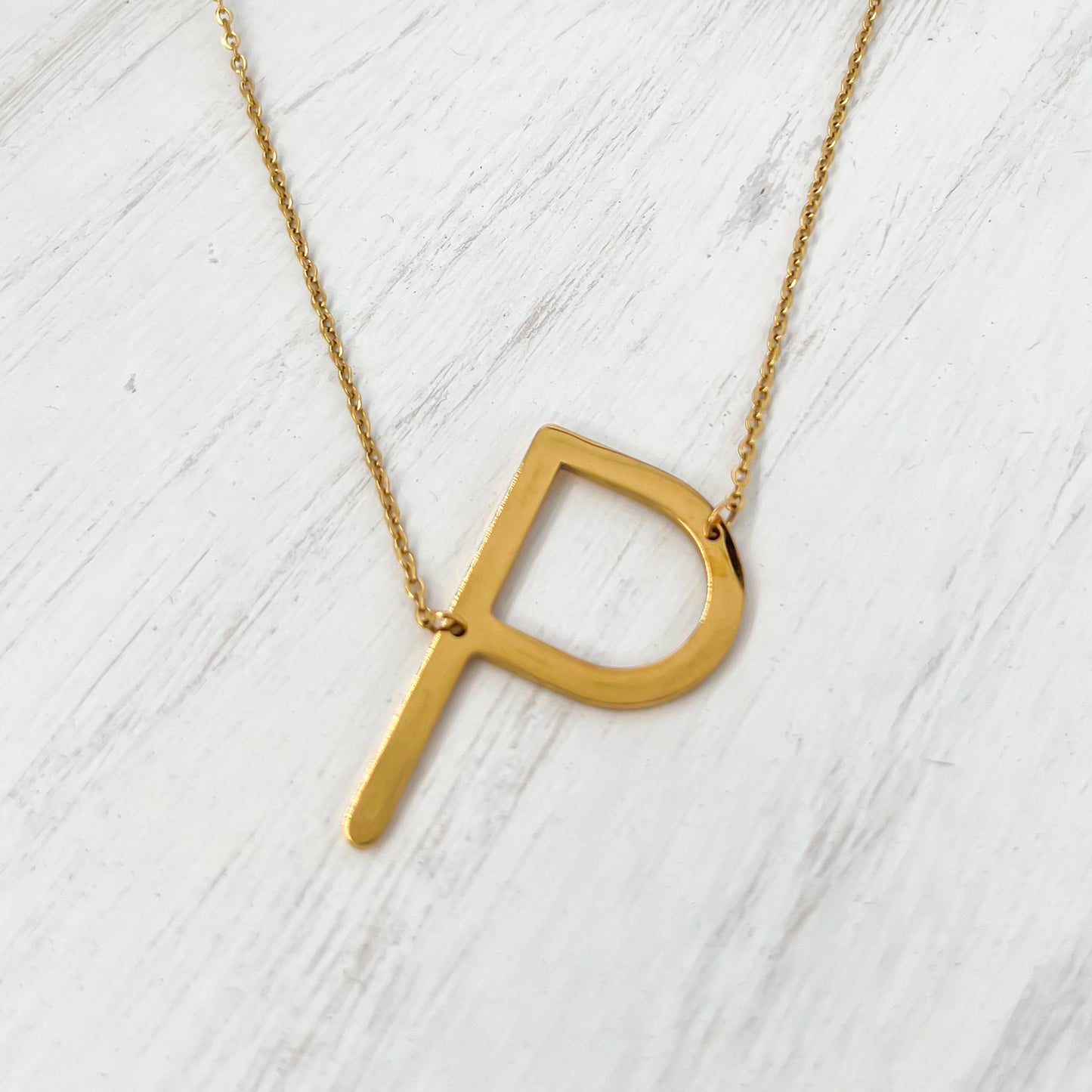 18k Gold Coated Letter Necklaces