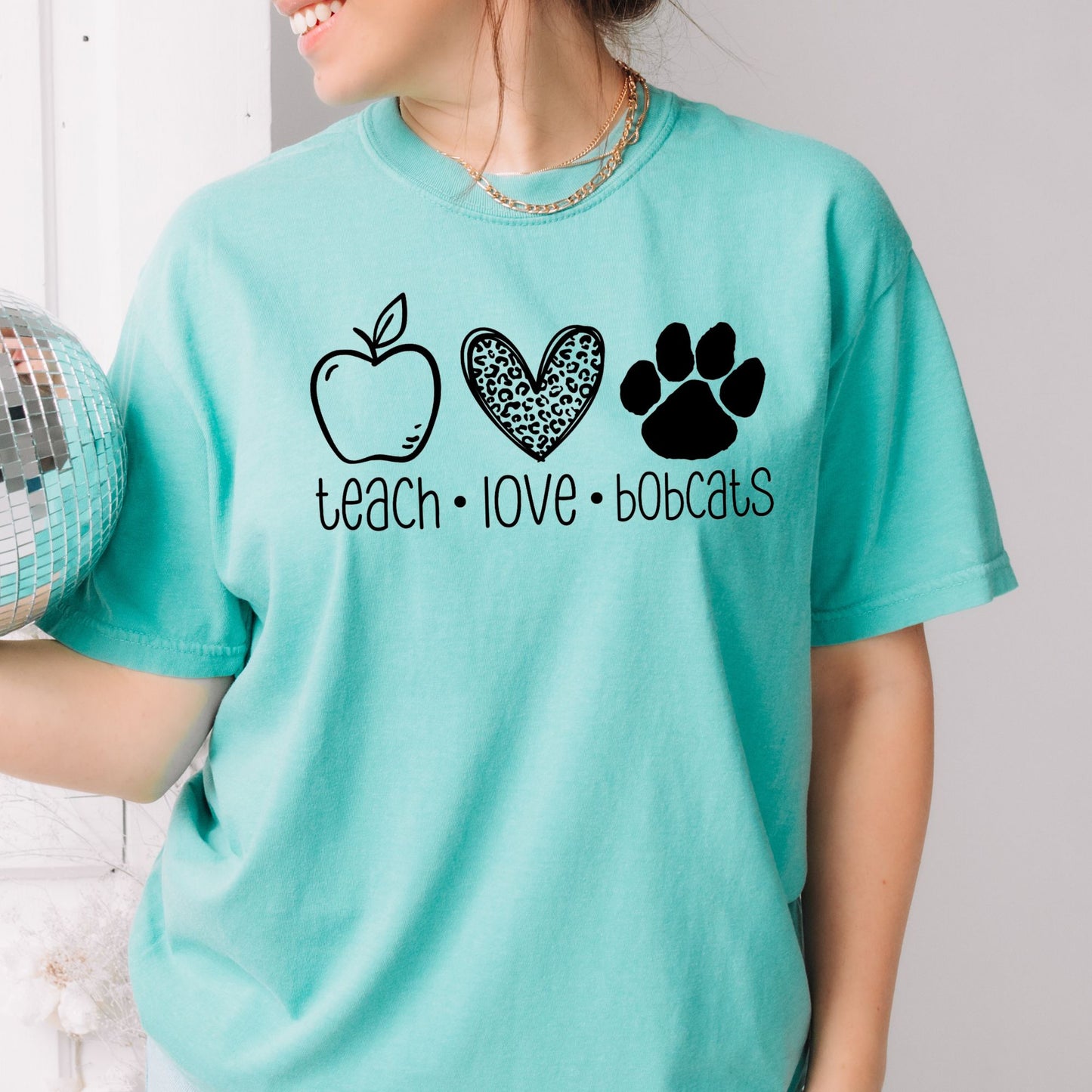 Teach Love Bobcats Shirt