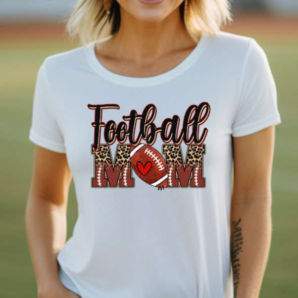 Football Mom Football Tshirt