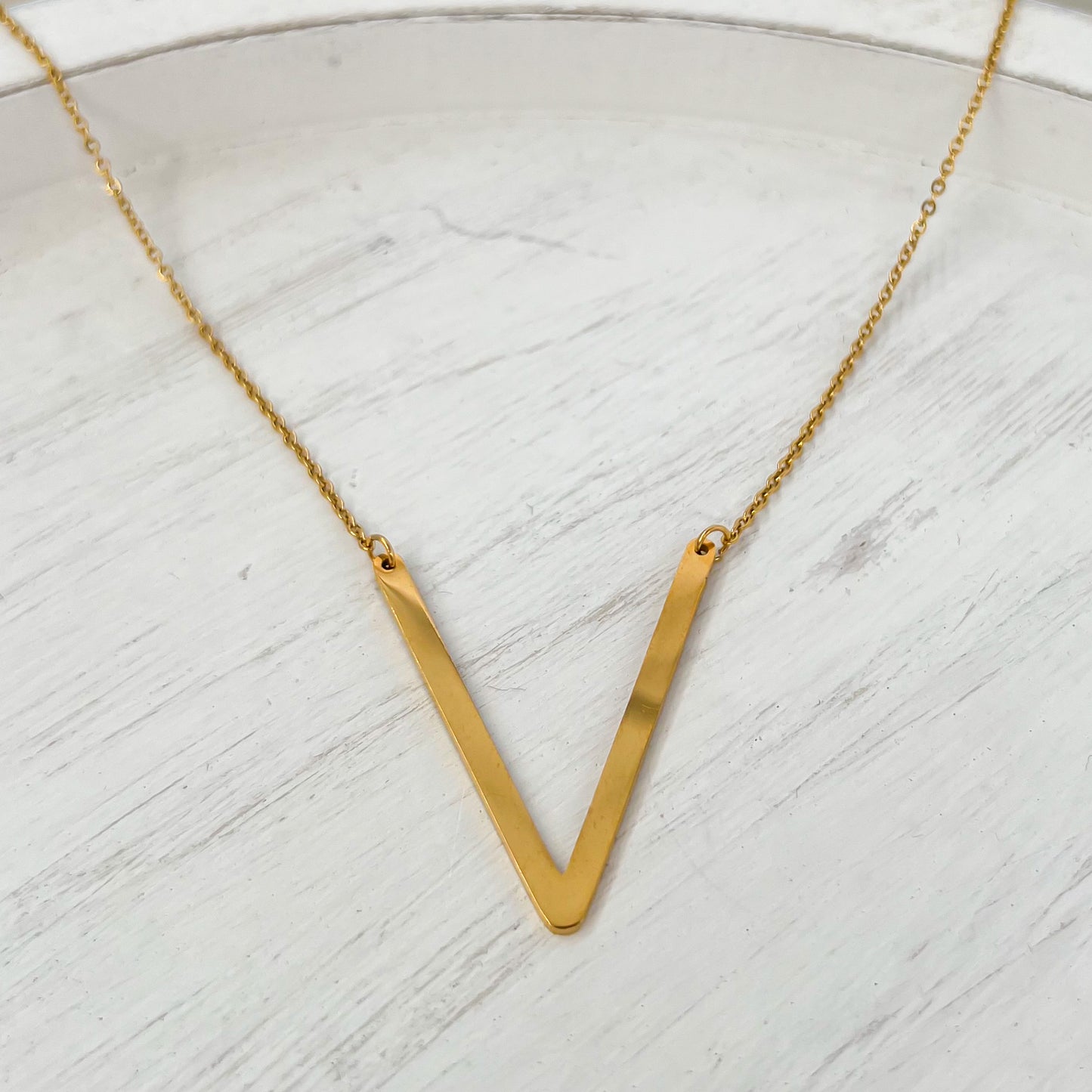 18k Gold Coated Letter Necklaces