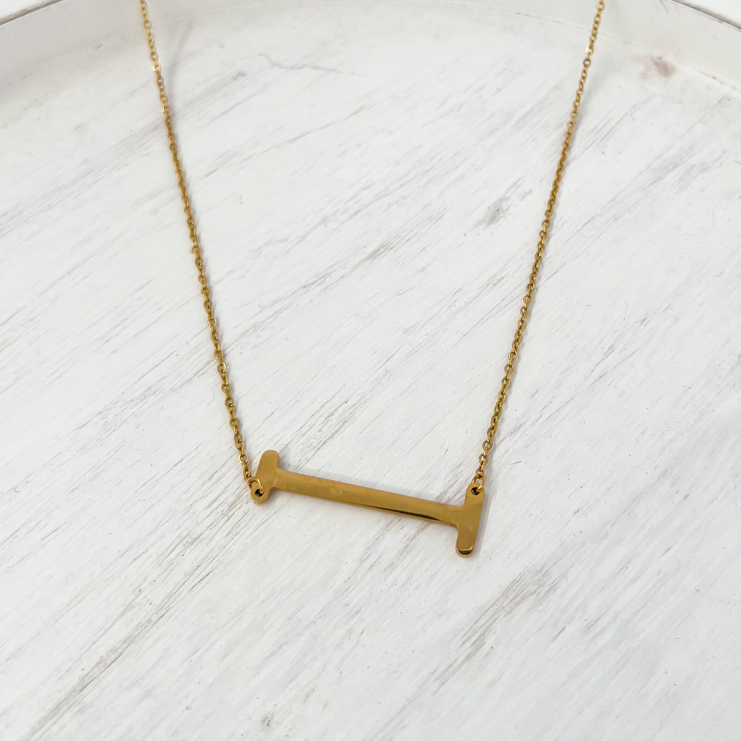 18k Gold Coated Letter Necklaces