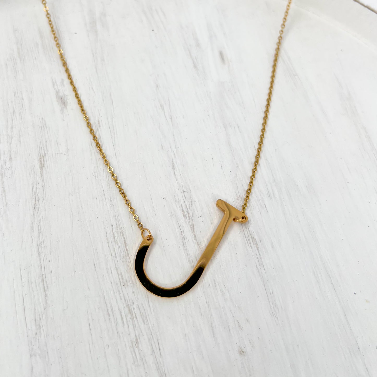 18k Gold Coated Letter Necklaces
