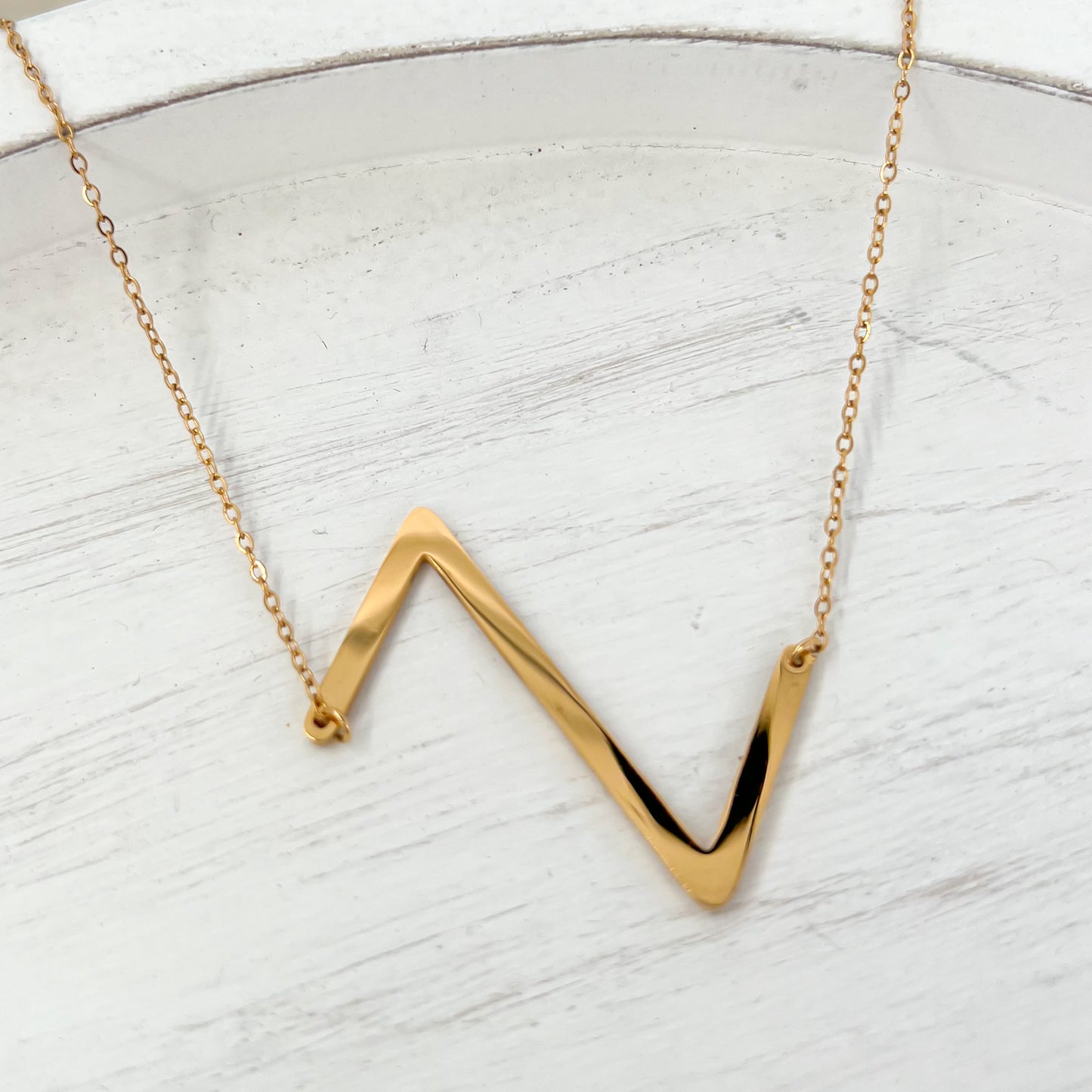 18k Gold Coated Letter Necklaces