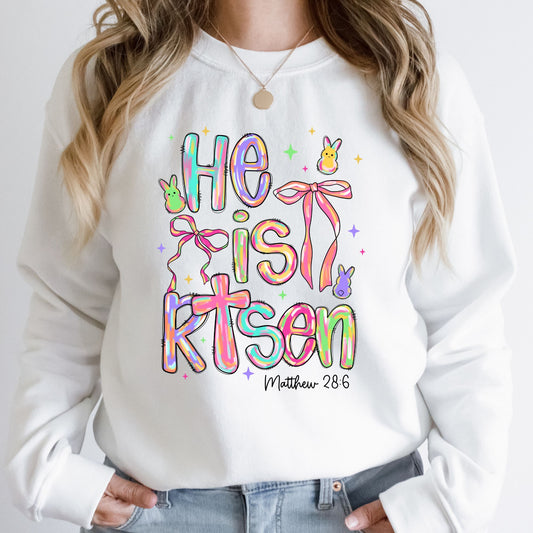 He Is Risen Pastel Sweatshirt