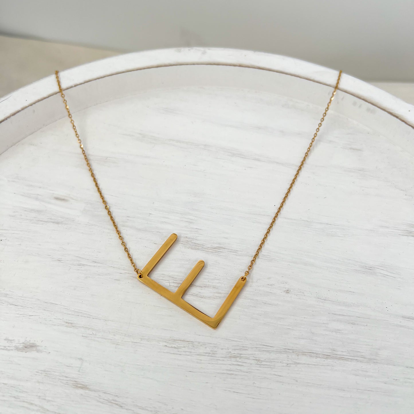 18k Gold Coated Letter Necklaces