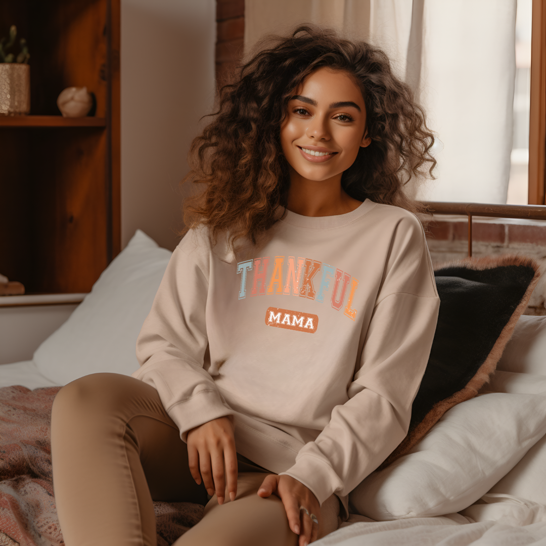 Thankful Mama Women's Fall Sweatshirt