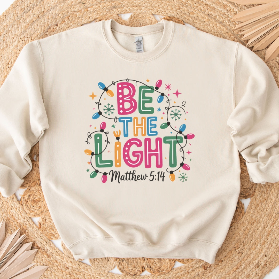 Be The Light – Matthew 5:14 Christmas Sweatshirt