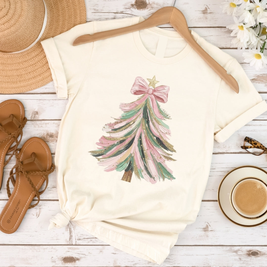 Coquette Christmas Tree Tee