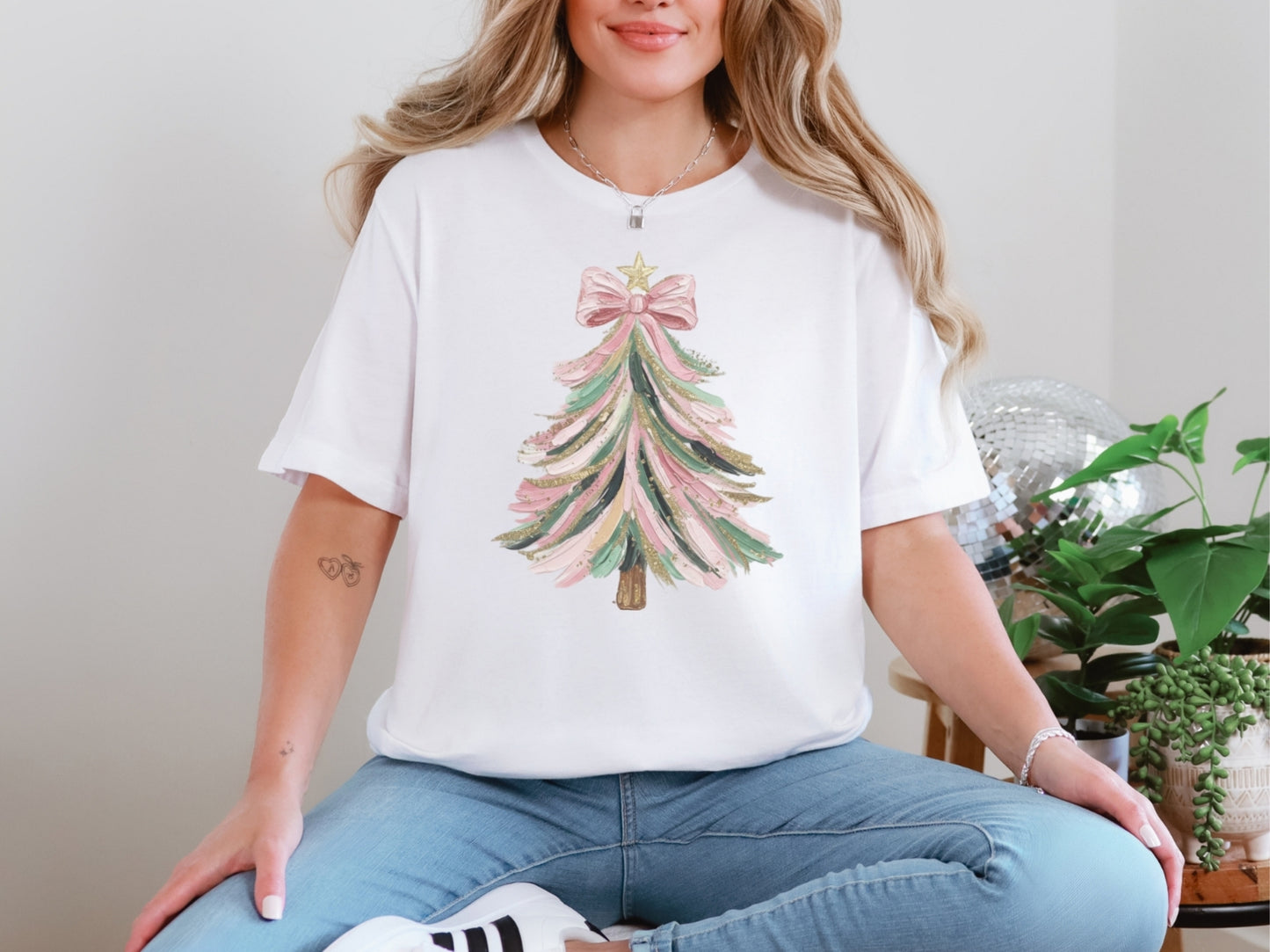 Coquette Christmas Tree Tee