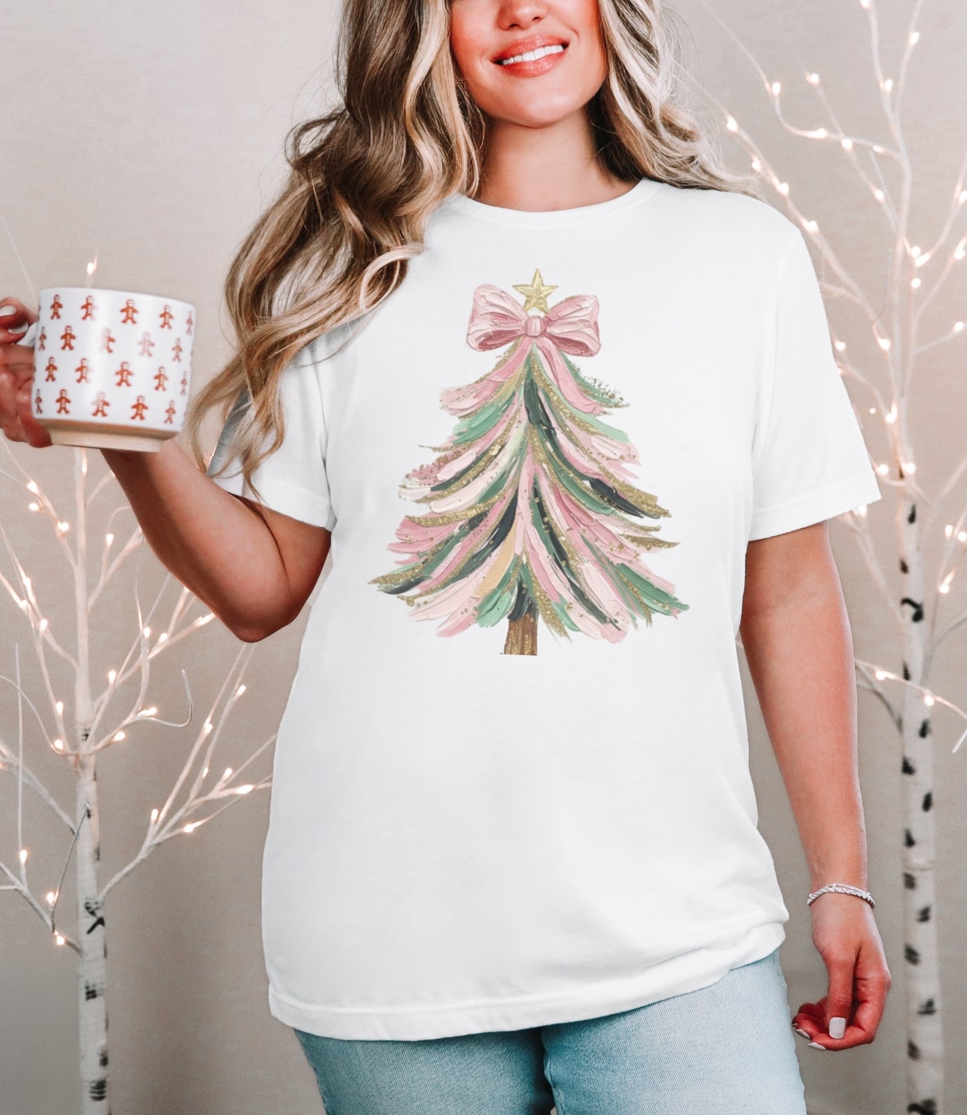 Coquette Christmas Tree Tee