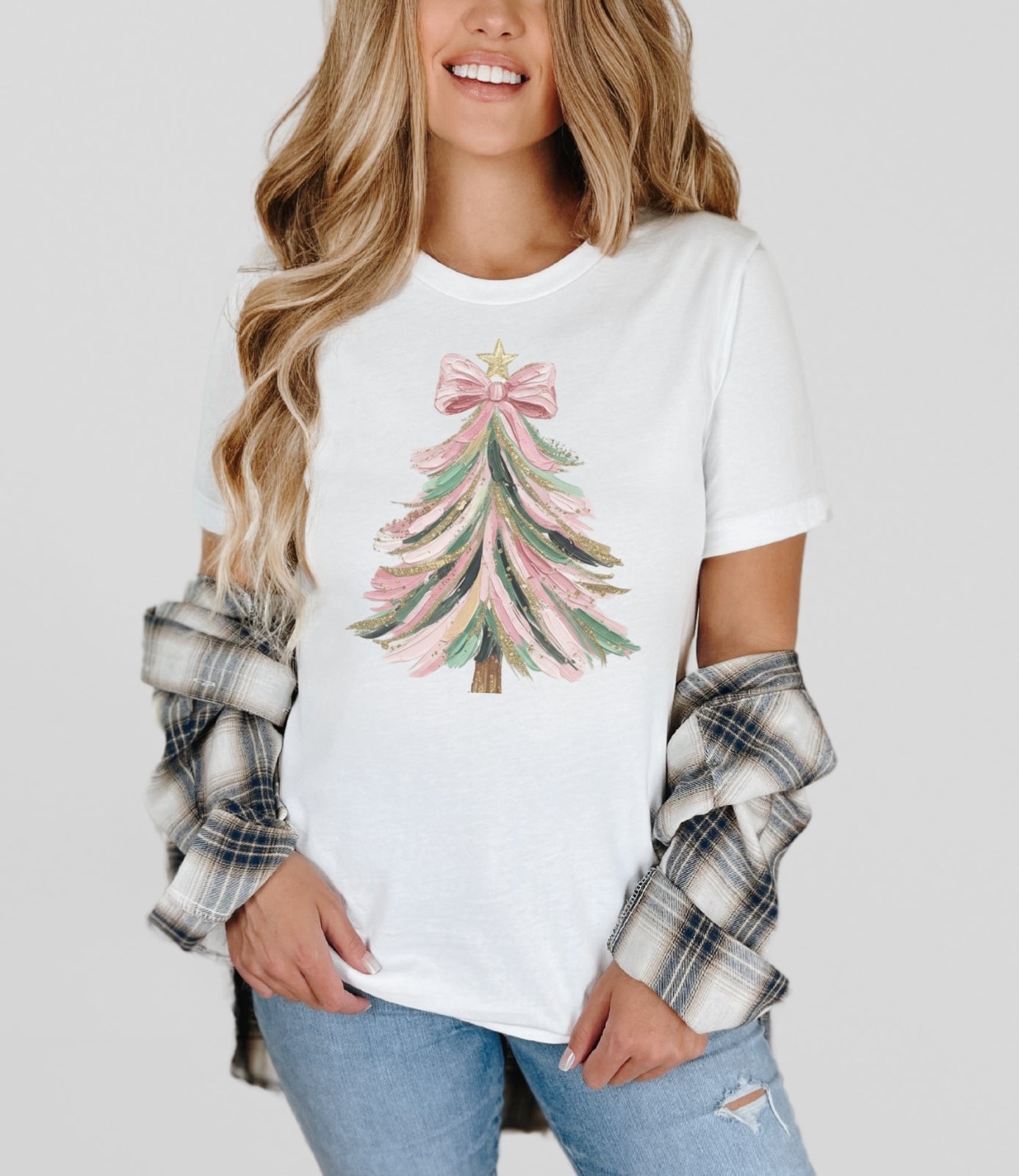 Coquette Christmas Tree Tee