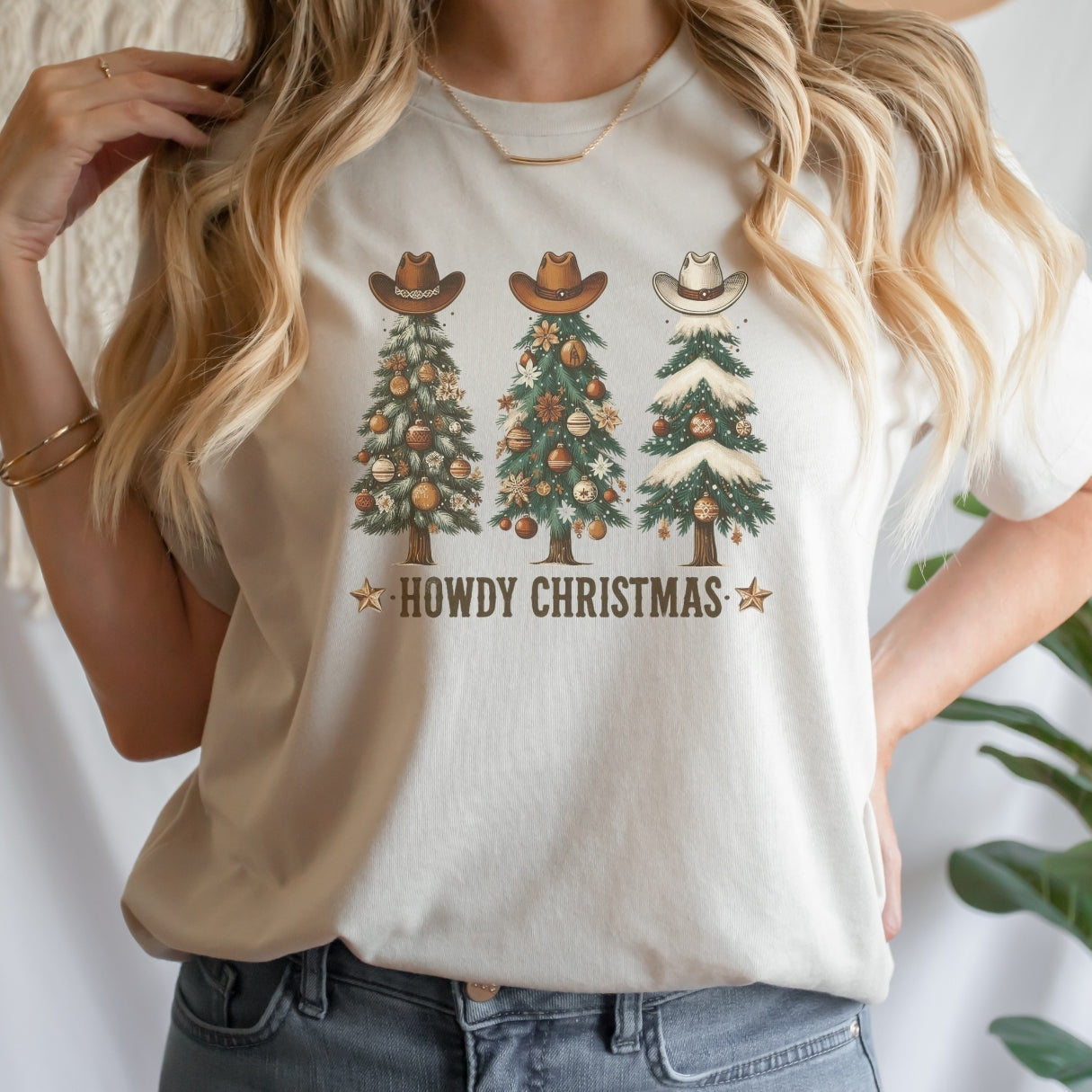Howdy Christmas Western Tee