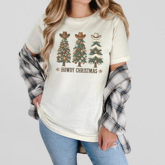 Howdy Christmas Western Tee
