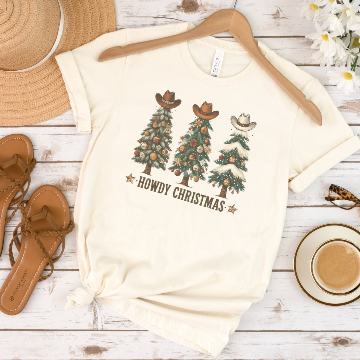 Howdy Christmas Western Tee