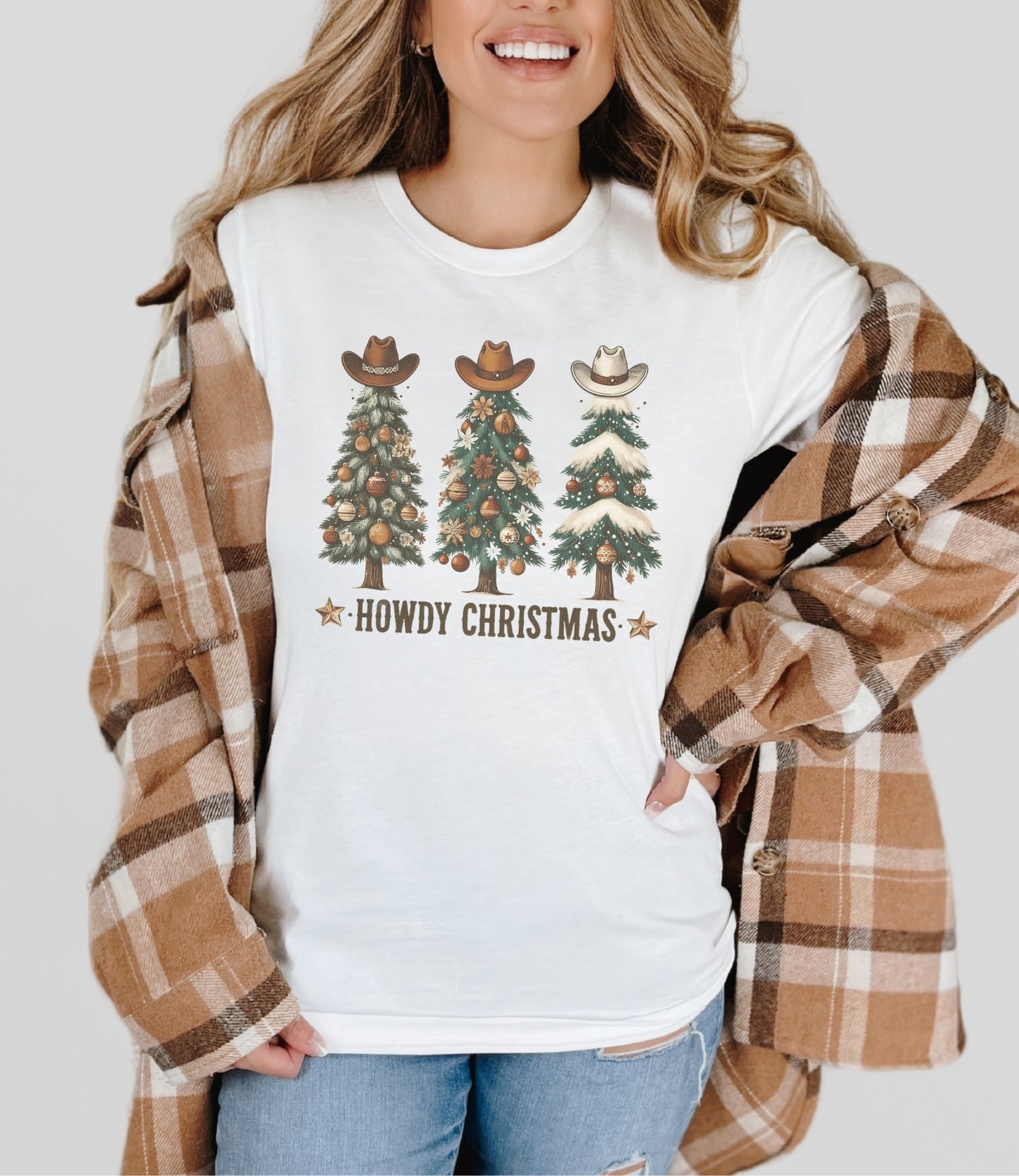 Howdy Christmas Western Tee