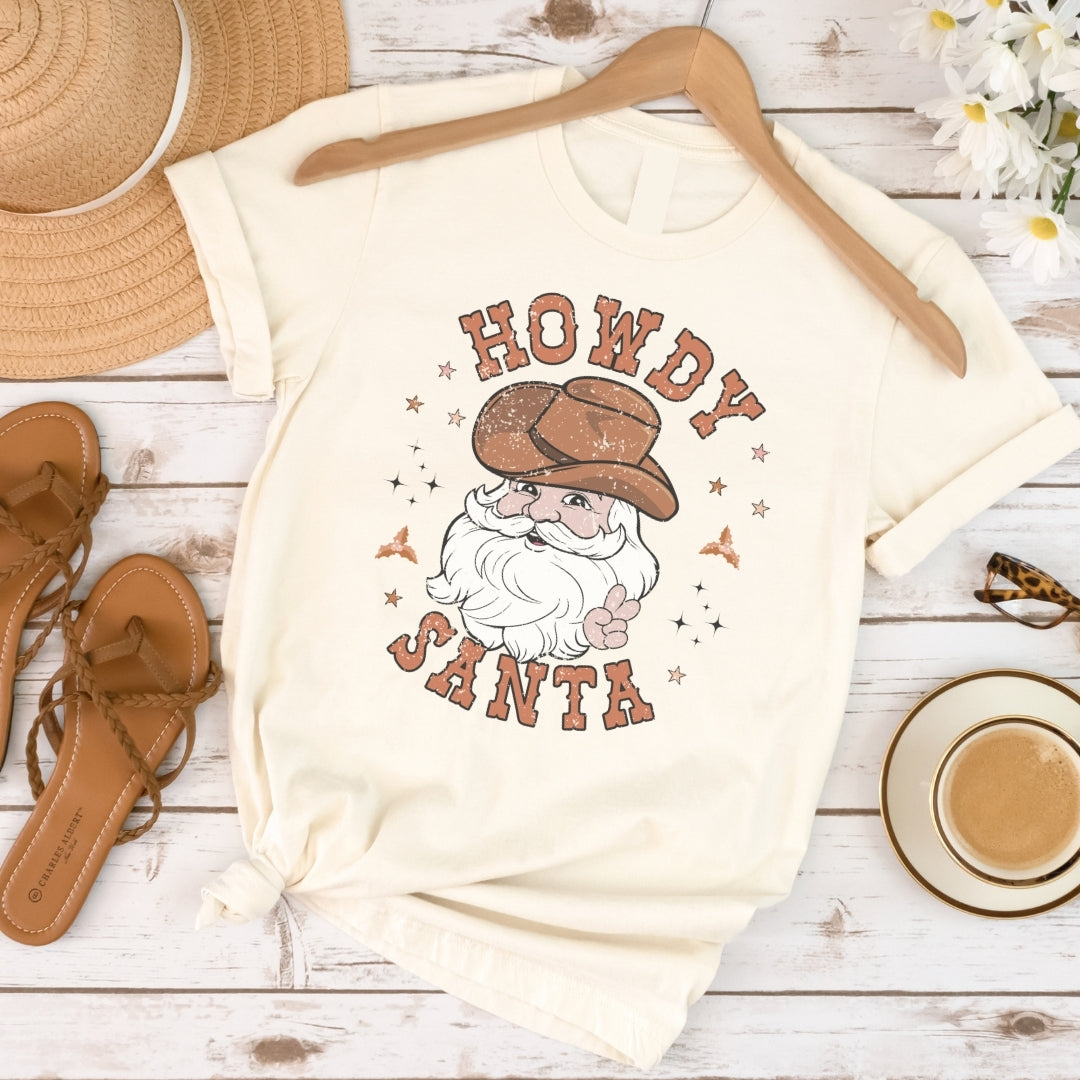 Howdy Santa Western Tee