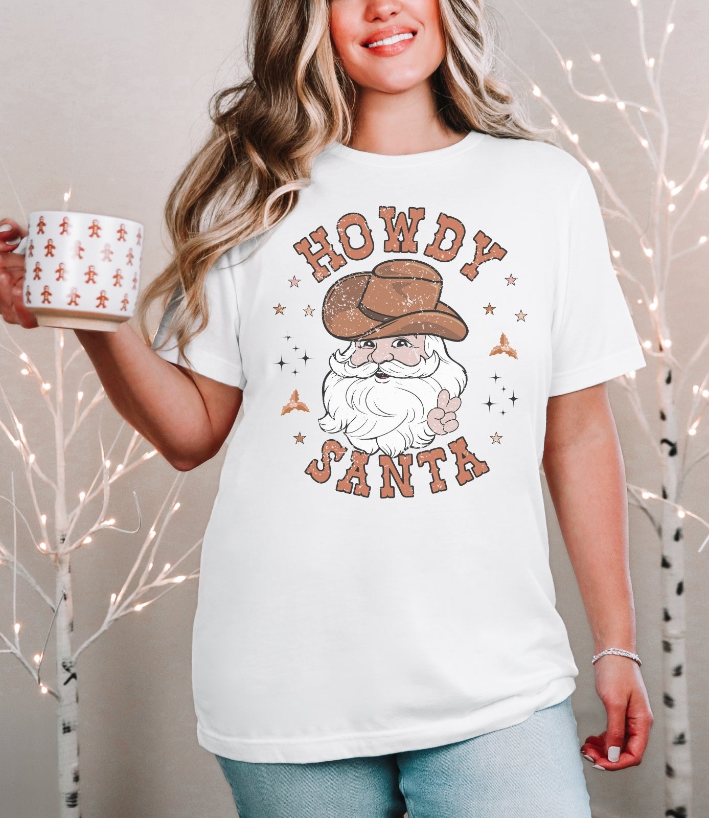Howdy Santa Western Tee