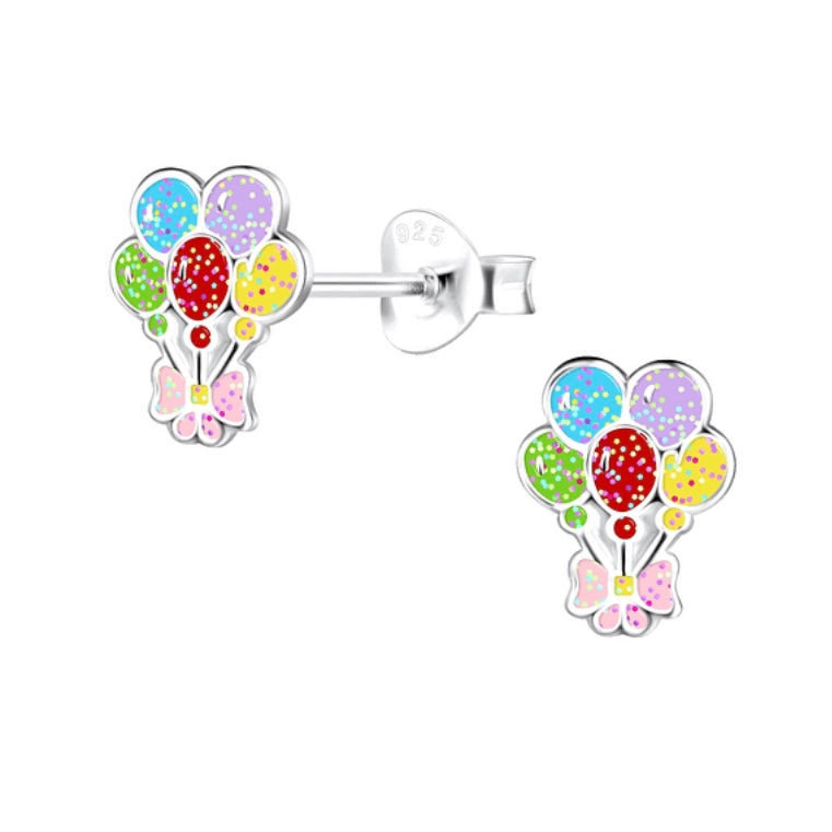 Balloon Sterling Silver Stud Earrings