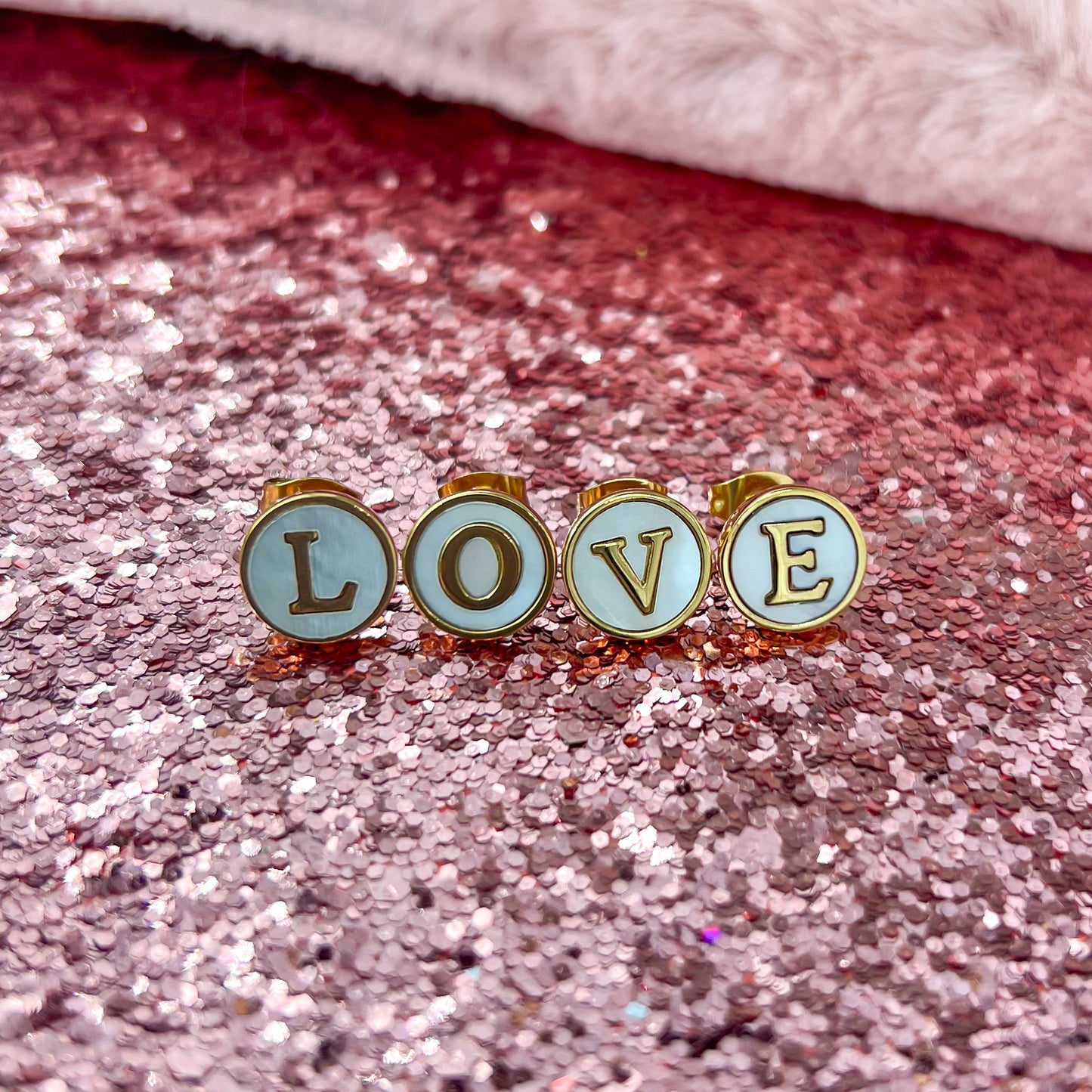 Letter Earrings