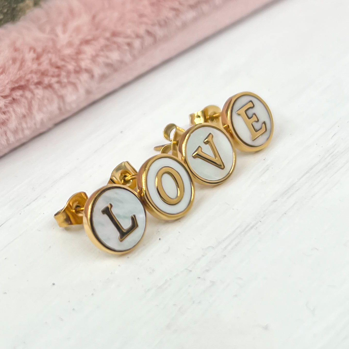 Letter Earrings