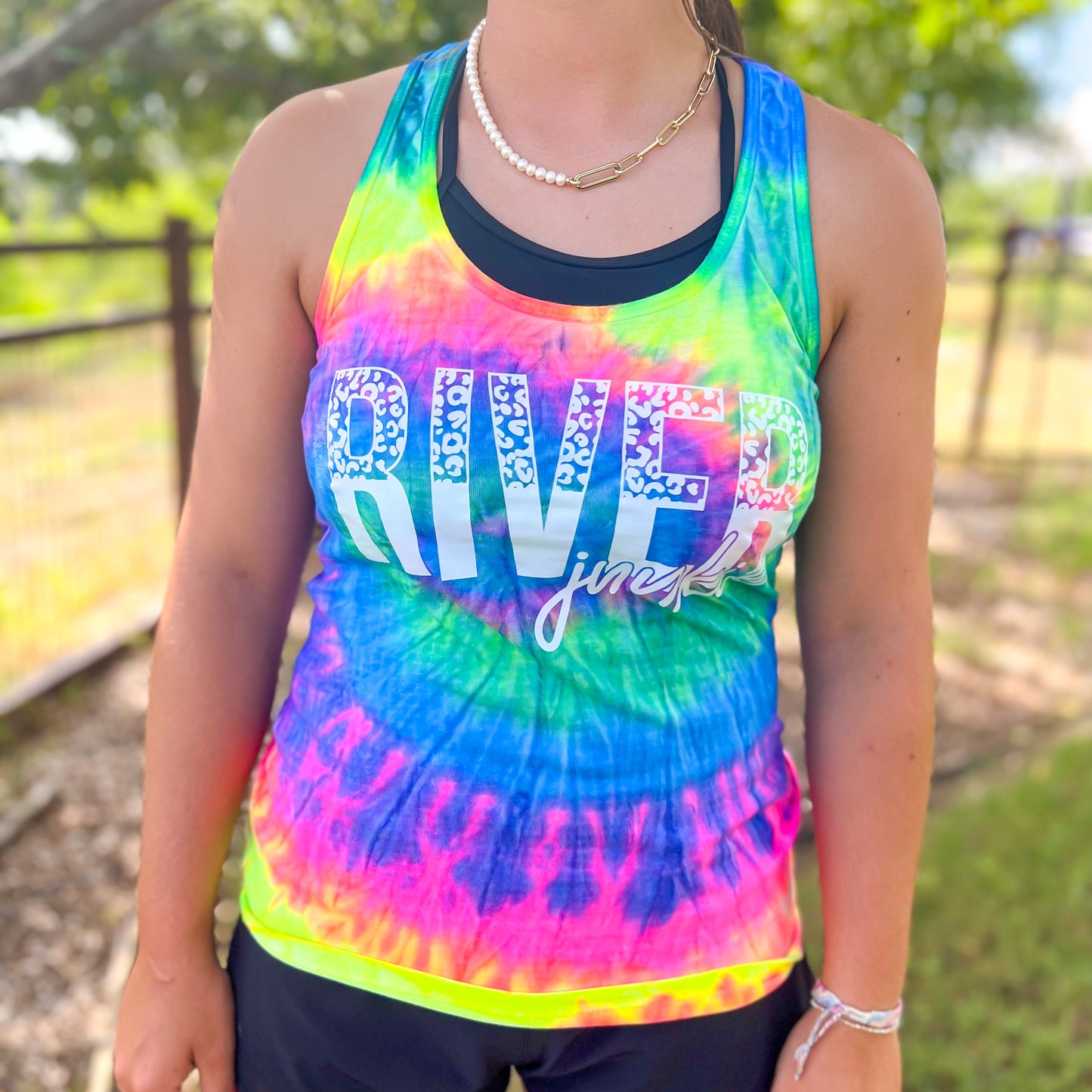 River Junkie Tye Dye Tank Top