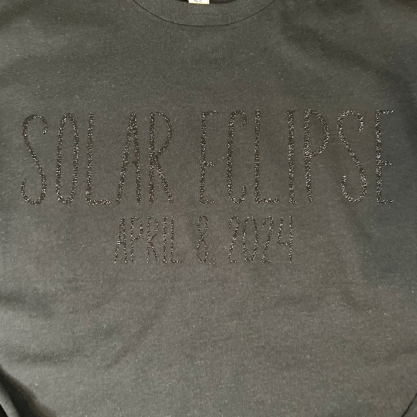 Glitter Solar Eclipse Graphic Tshirt