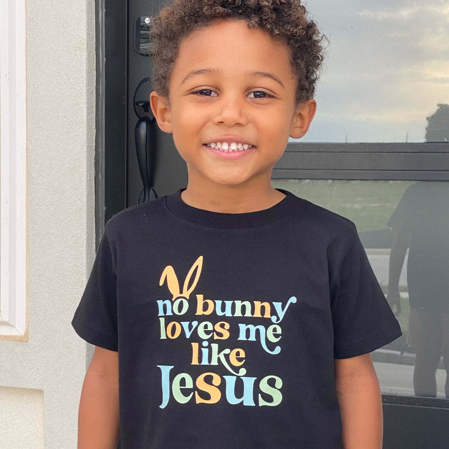 No Bunny Loves Me like Jesus Toddler shirt