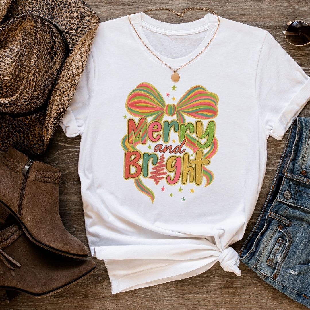 Merry & Bright Coquette Tee