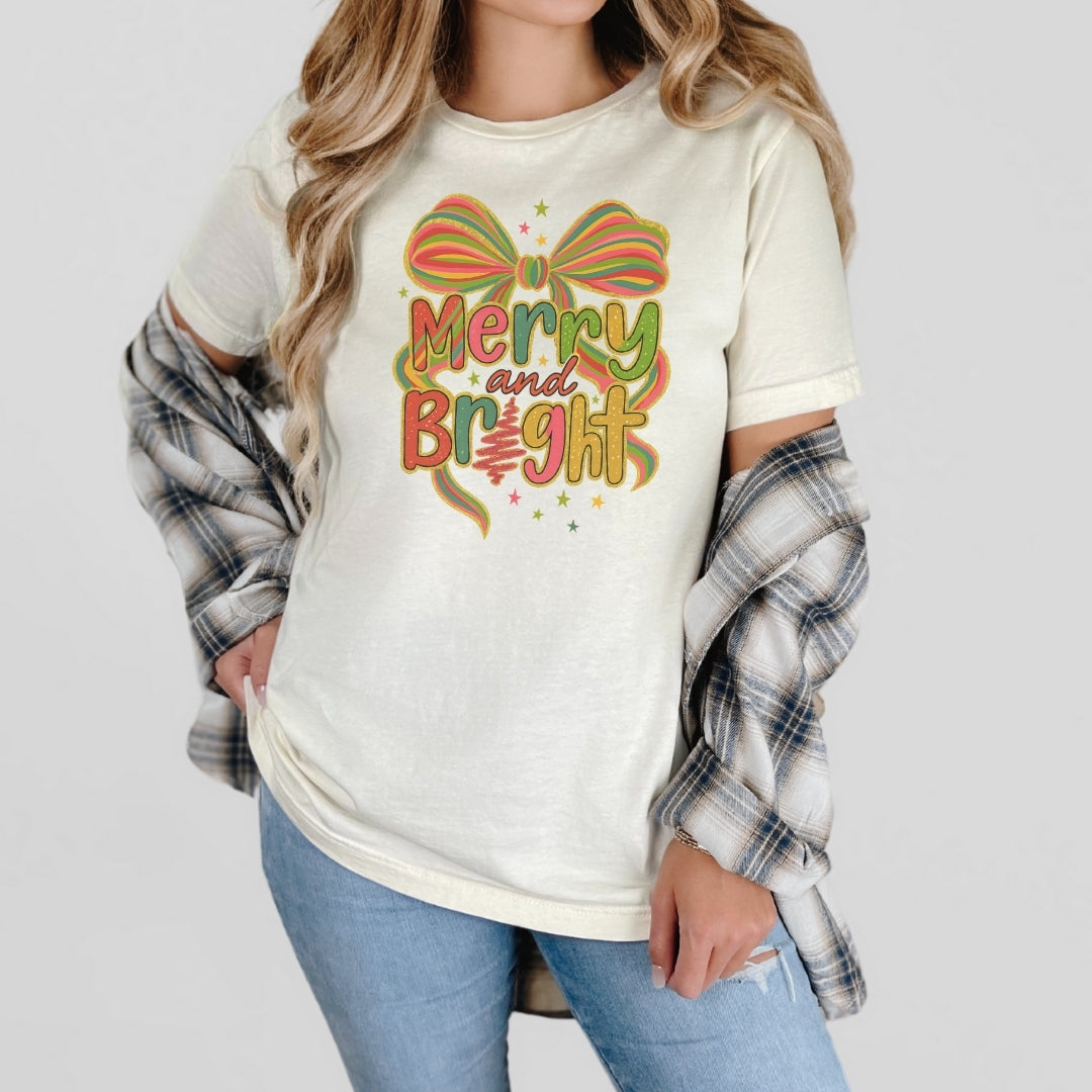 Merry & Bright Coquette Tee
