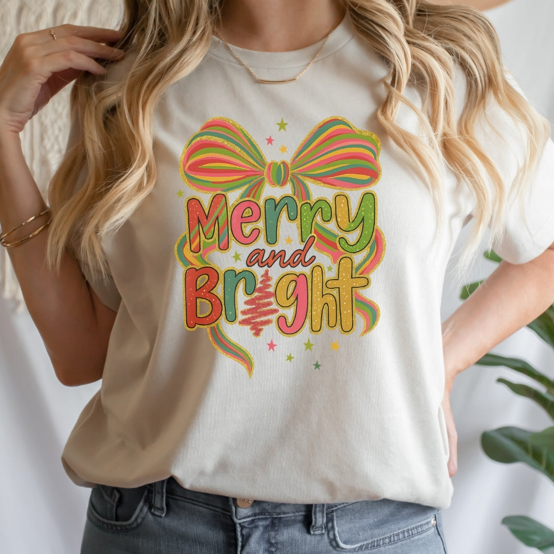 Merry & Bright Coquette Tee