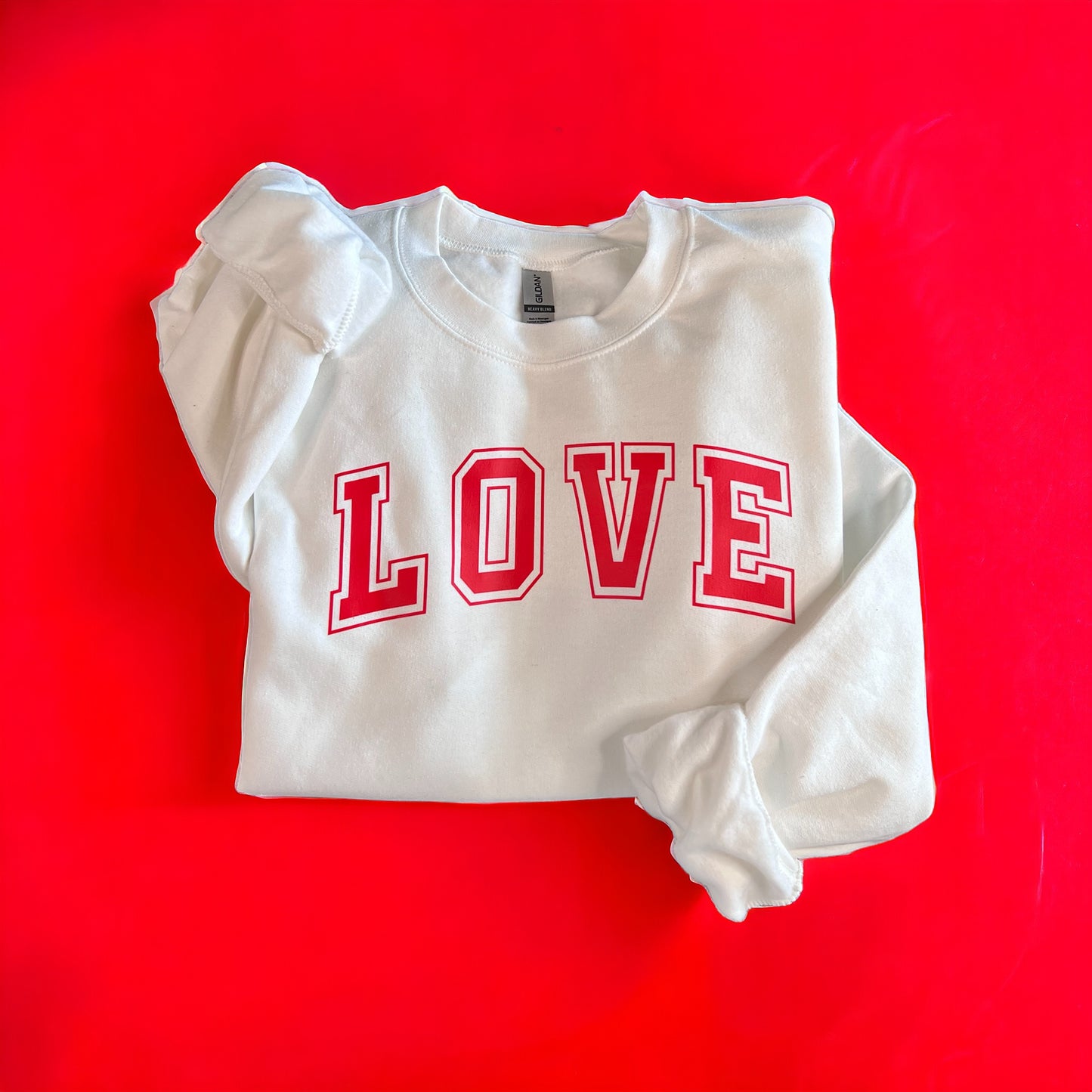 Valentine’s Sweatshirt Red Love