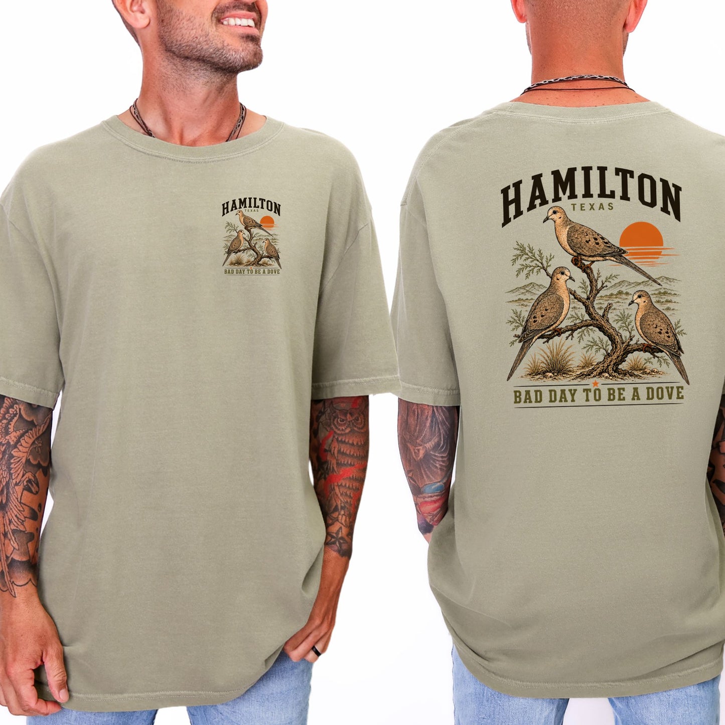 Hamilton Texas Bad Day to Be a Dove Hunting Shirt