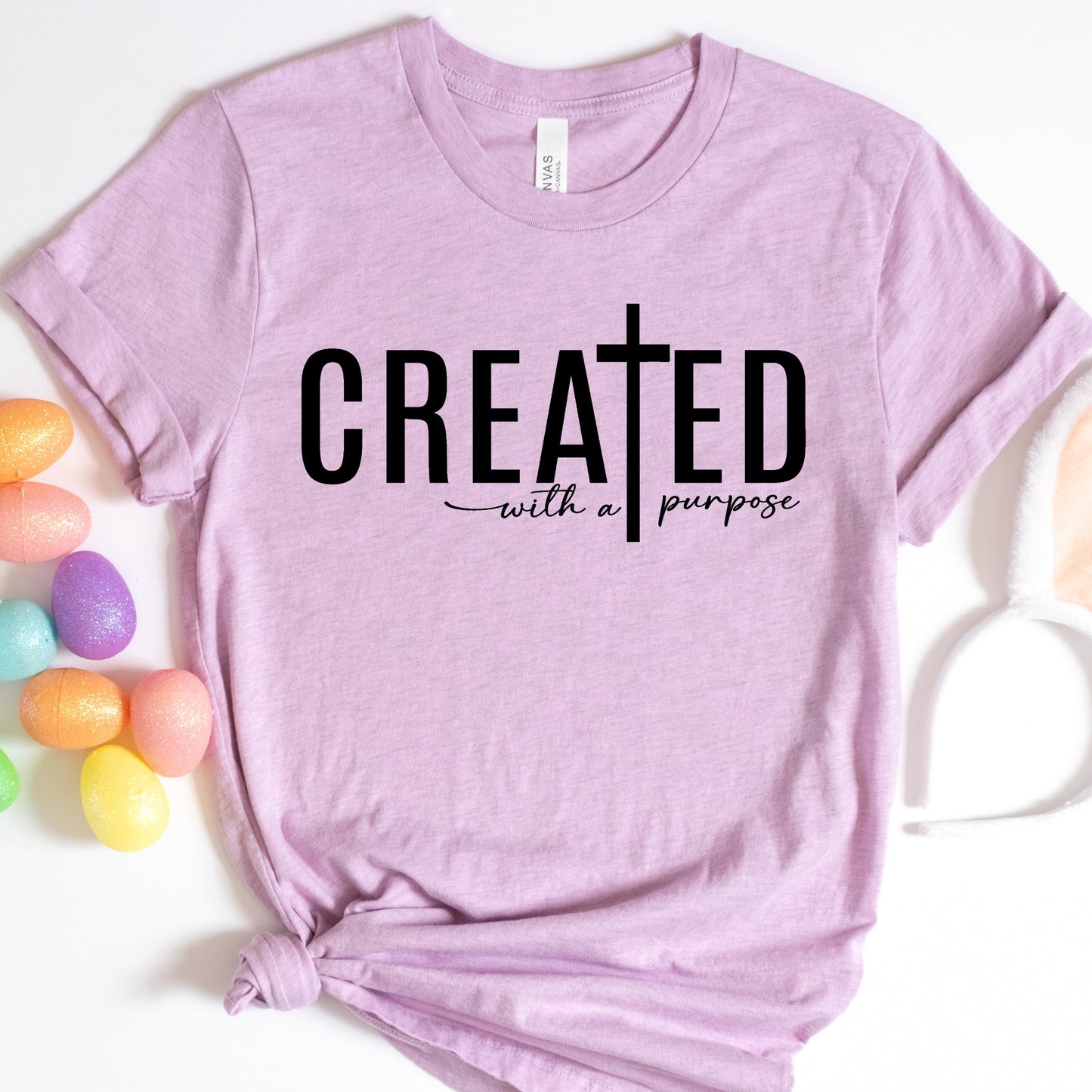 Created with a Purpose Religious Tshirt
