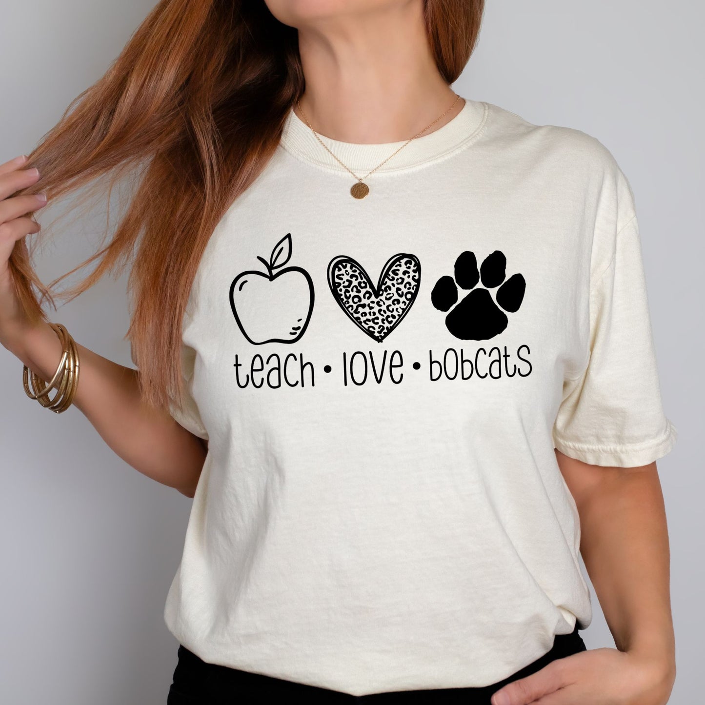 Teach Love Bobcats Shirt