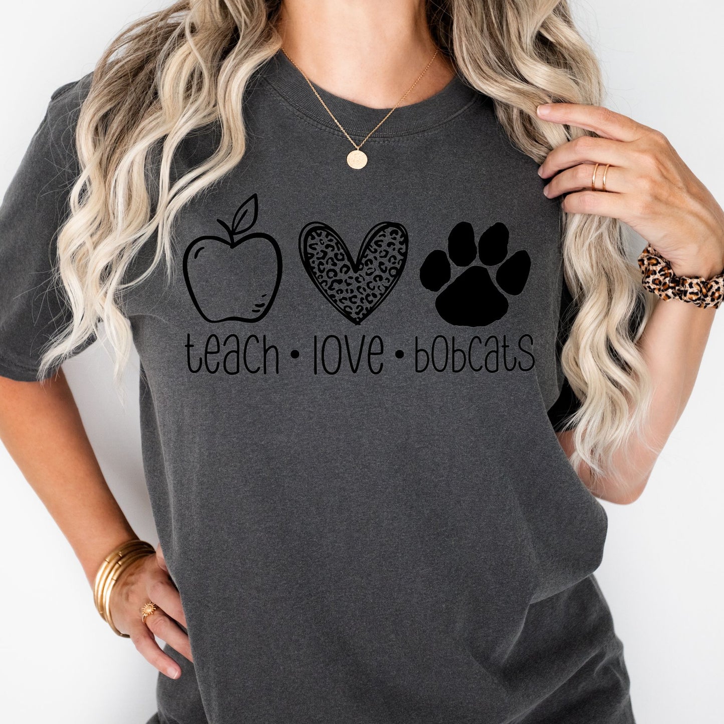 Teach Love Bobcats Shirt