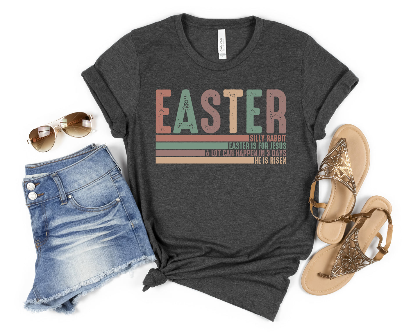 Silly Rabbit Easter is for Jesus Women's Graphic Tee