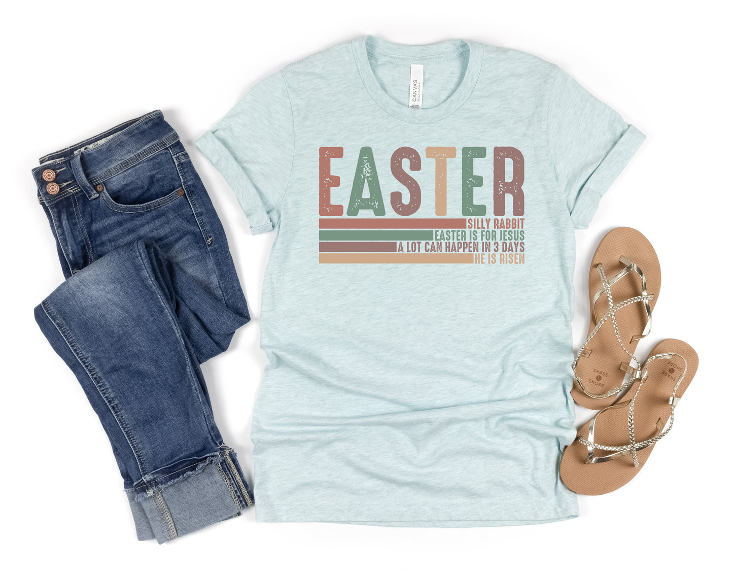 Silly Rabbit Easter is for Jesus Women's Graphic Tee