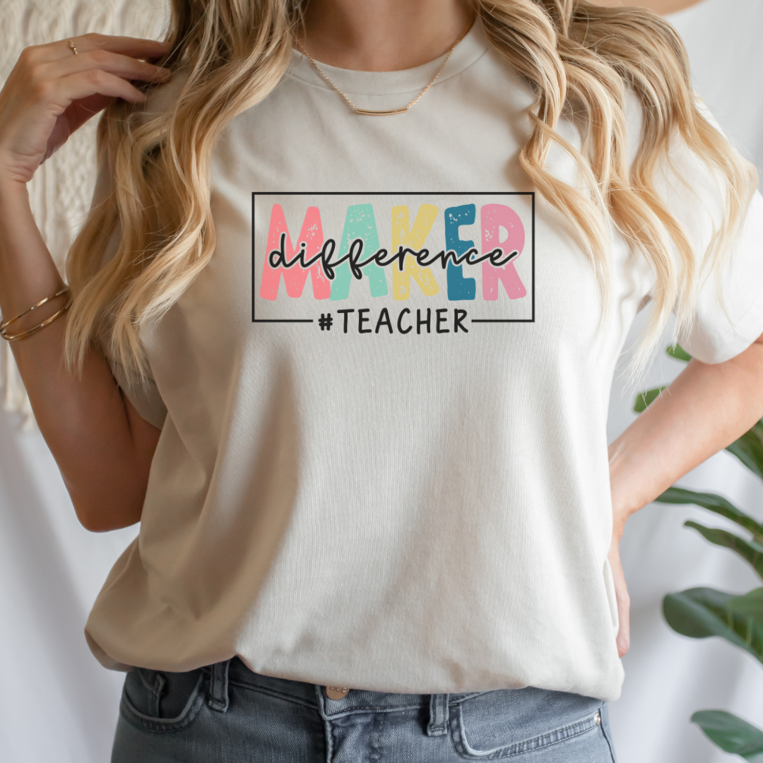 Difference Maker Teacher Unisex Graphic Tee