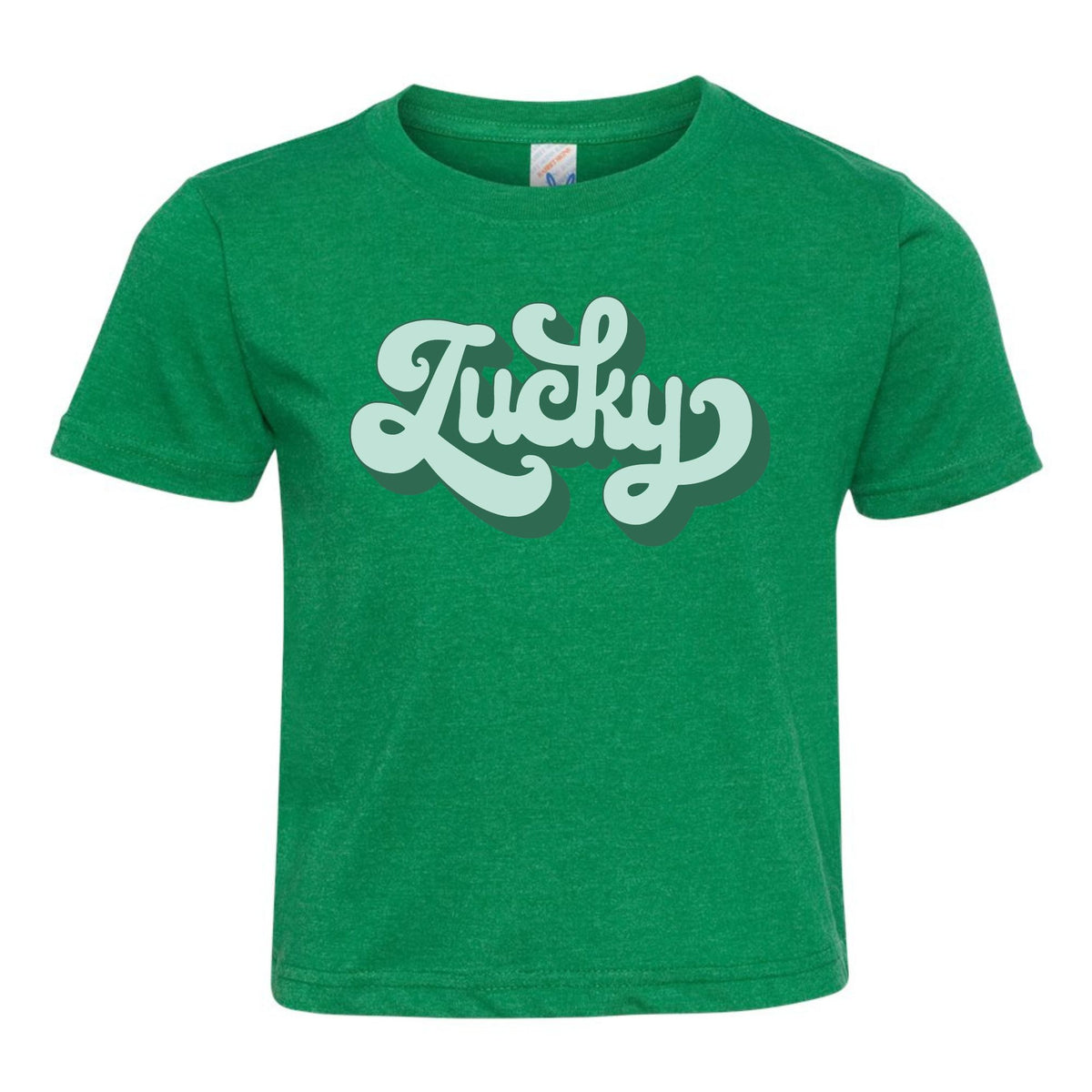Lucky graphic toddler T-shirt in green